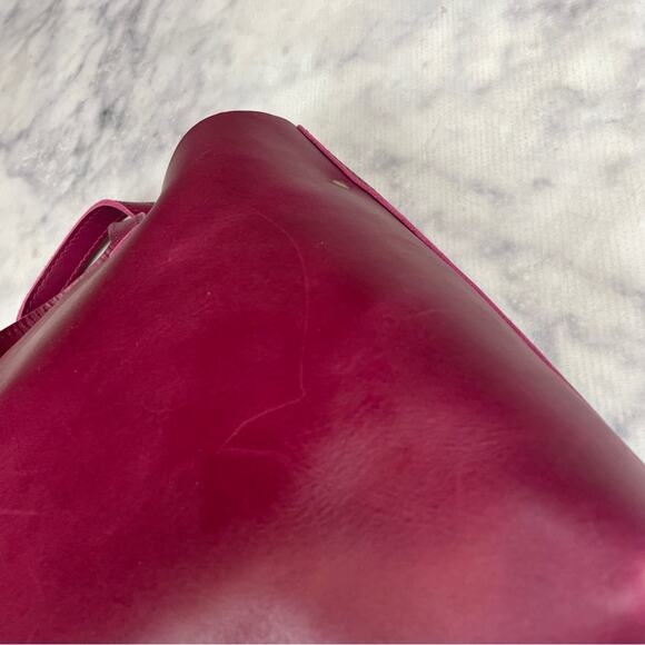 Portland Leather Goods Boysenberry Medium Crossbody Tote Bag - Picture 10 of 10